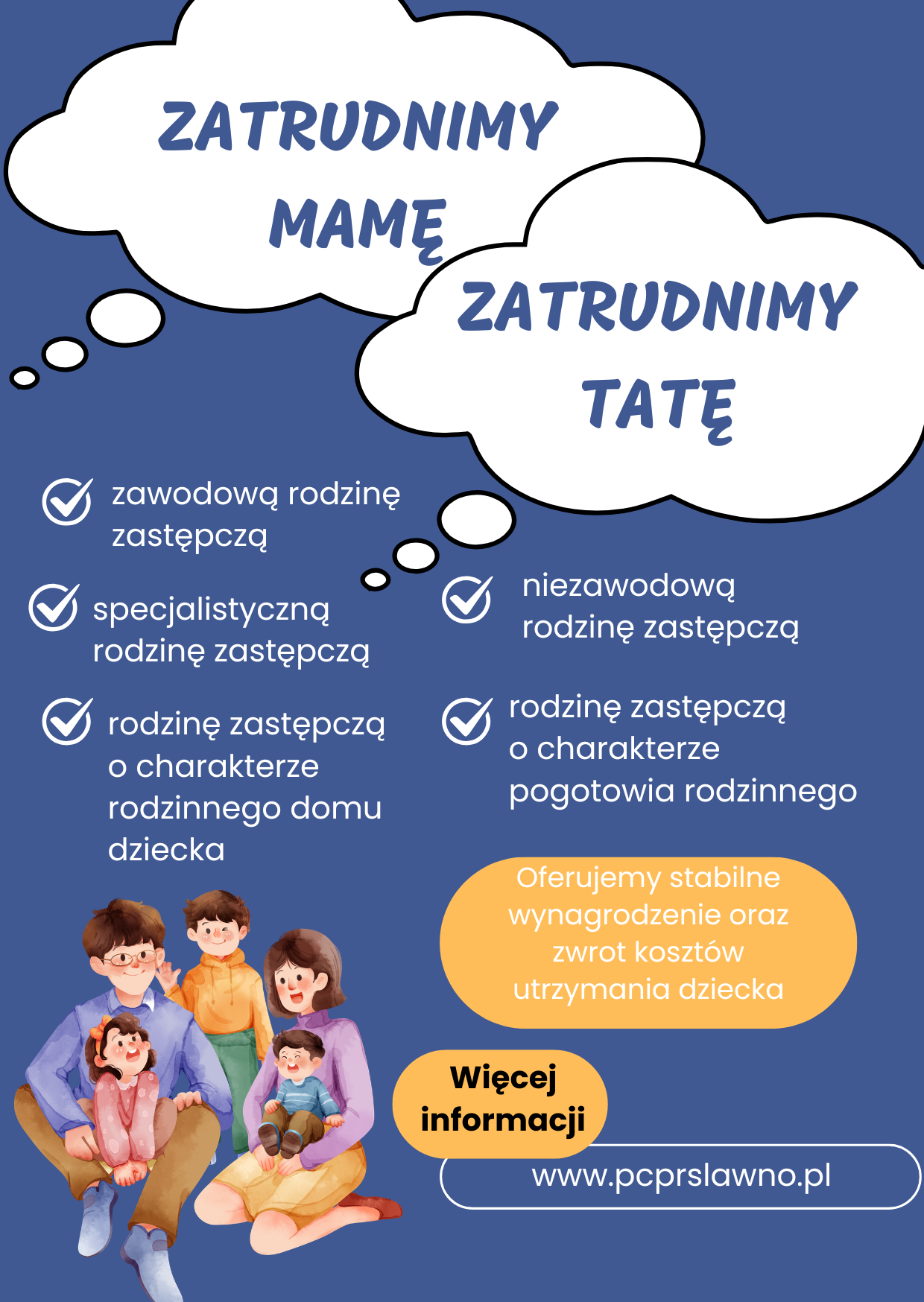 Poszukiwanie kandydatów na rodzinę zastępczą