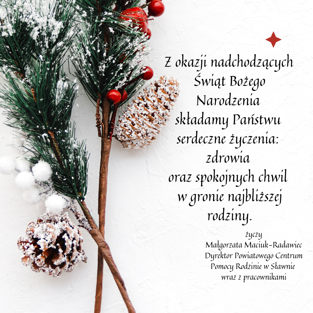 Życzenia z okazji Świąt Bożego Narodzenia
